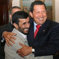 Ahmadinejad con Chavez