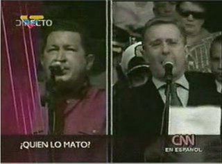 la CNN il 27 novembre annuncia l'assassinio di Chavez