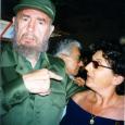 Fidel con la compagna Giulia della Fondazione Pasti